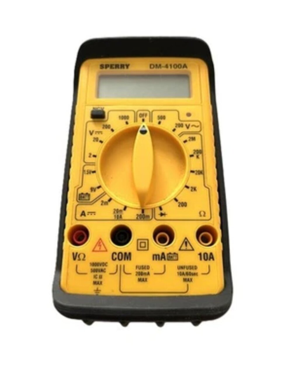 Sperry DM-4100A Digital Multimeter 18 Range 6 Function With Rubber Case